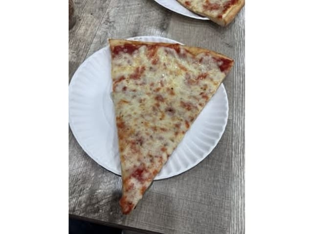 Ricotta cheese slice.