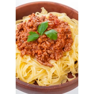 Pasta w/ Bolognese Sauce