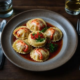 Lobster ravioli