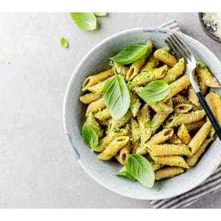 Pasta w/ Pesto Sauce