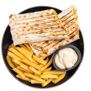 Greek Salad w/Chicken WRAP